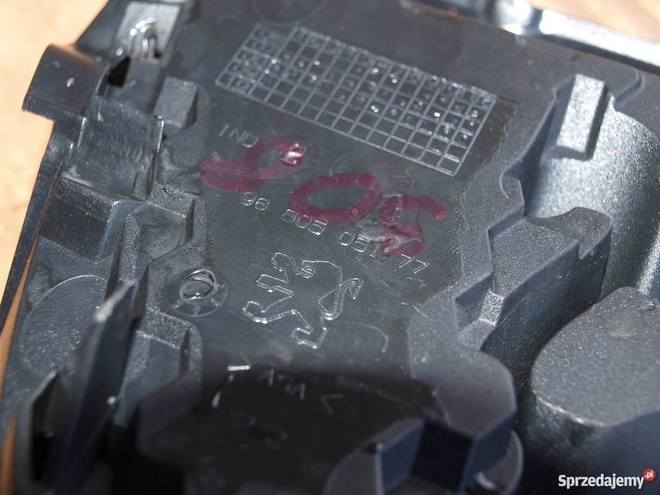 Peugeot 308 znaczek emblemat w zderzak 2007 wielkopolskie