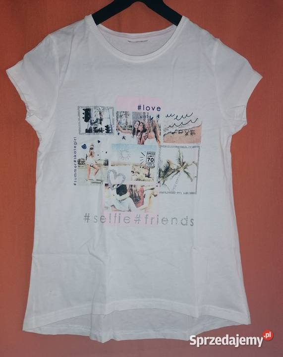 Tshirt koszulka damska granatowaBawełna Łódź