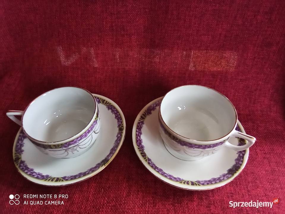 Filiżanka z fiołkami Syg numeryczna 404 Gdańsk