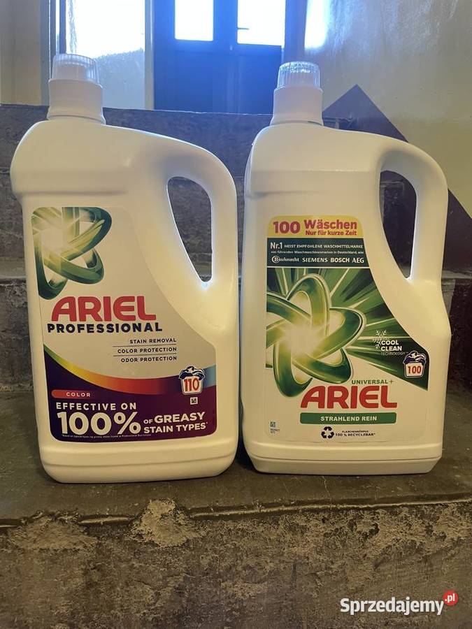 Ariel żel do prania 100 prań 5l uniwersalnykolor Zalesie Śląskie sprzedam