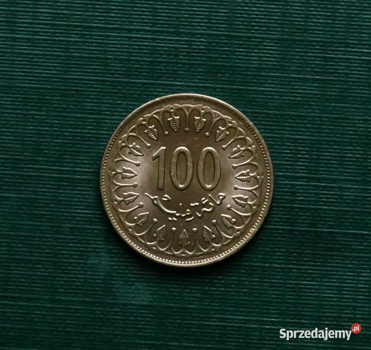 TUNEZJA 100 milimów 2008r Numizmatyka