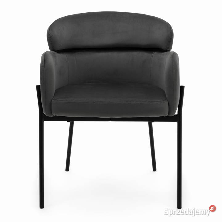 Krzesło Tapicerowane Bolzano Ciemnoszare Wysyłka Krzesła Tarchały Małe