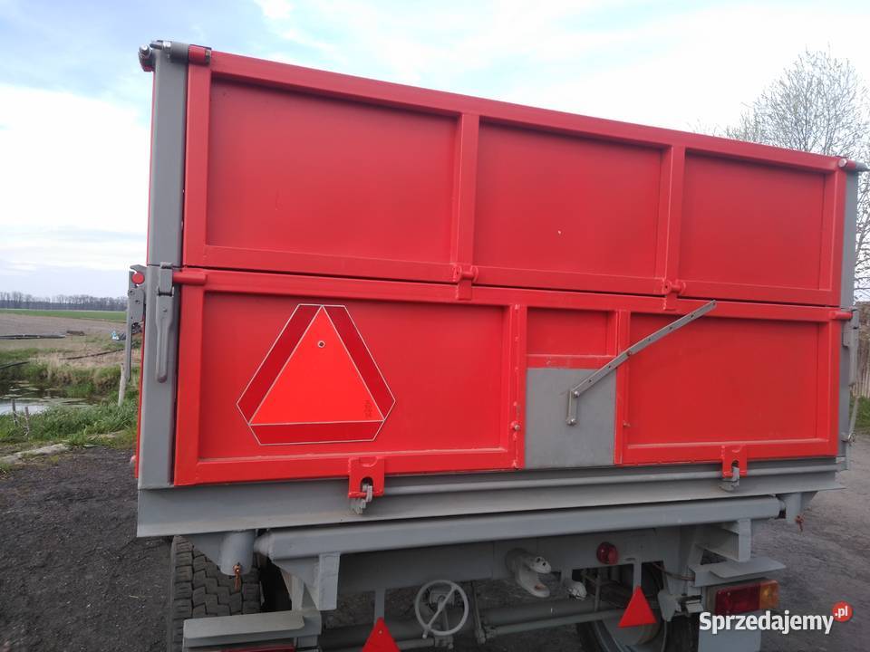 Przyczepa d 46 d 47 d 55 wywrotka nieuszkodzony Maszyny rolnicze wielkopolskie Opatówek
