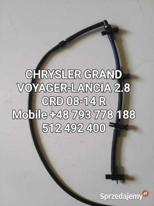 PRZEWÓD PALIWOWY POWRÓT CHRYSLER GRAND VOYAGER Układ paliwowy Kawnice