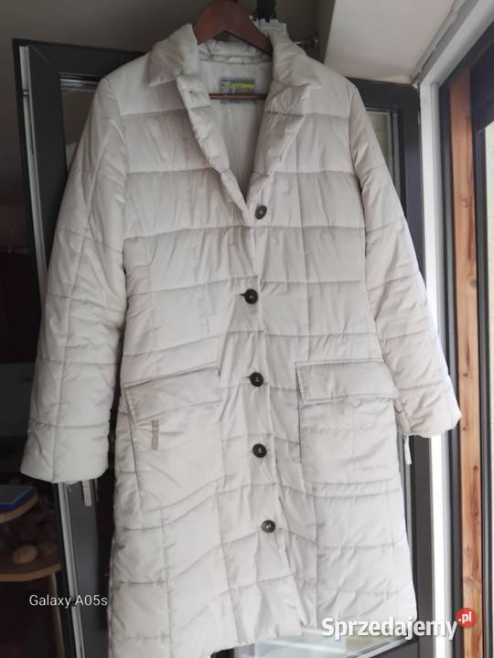 Długa kurtka kremowa Kurtki i płaszcze Piaseczno