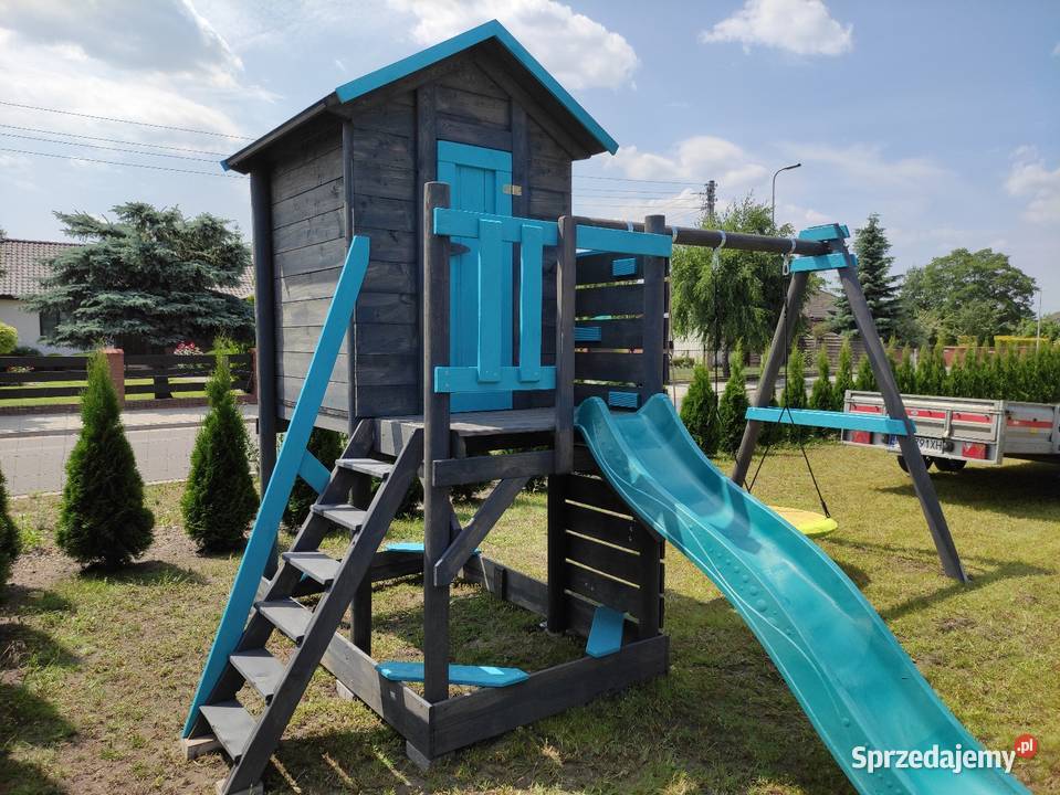 Plac zabaw huśtawka ślizg piaskownica Warszawa