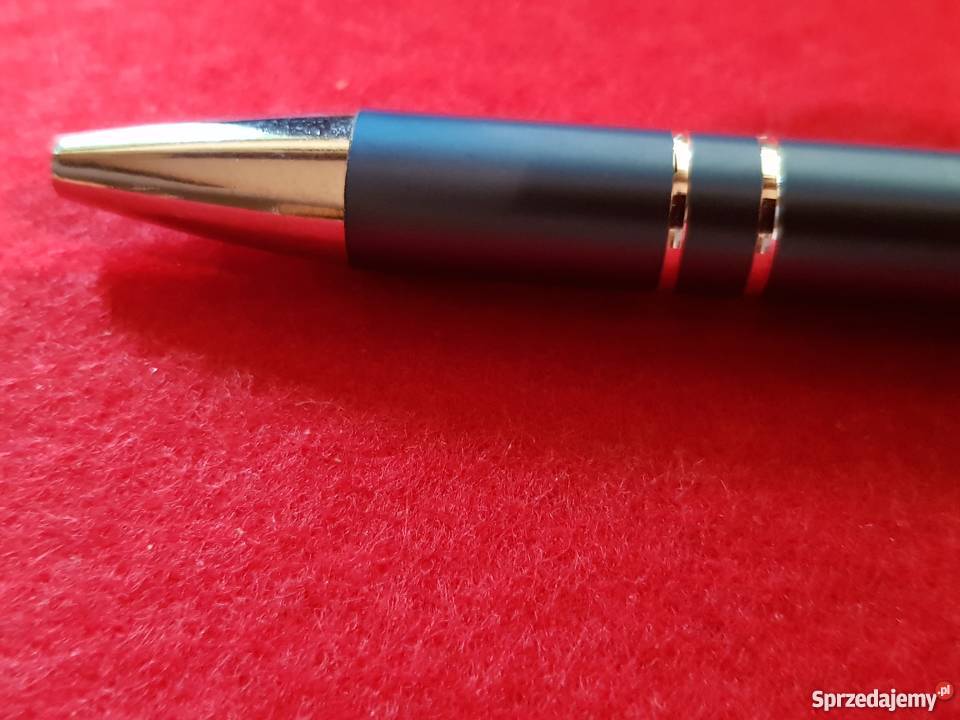 Długopis niebieski mat srebrne dodatki Kielce sprzedam