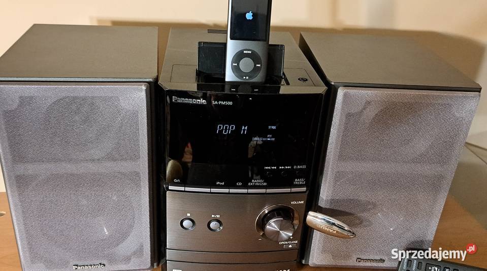 Panasonic SAPM500 iPodUSBCDMP3RDS pilot Krotoszyn sprzedam