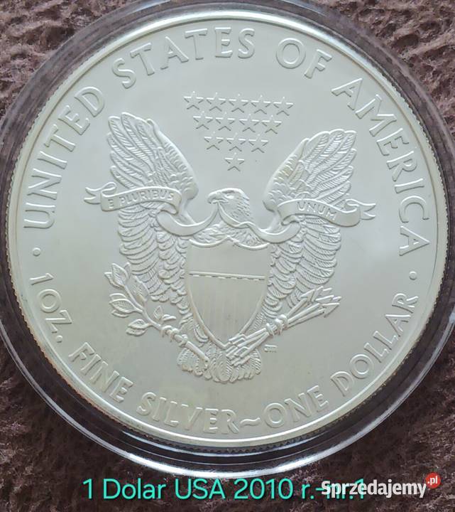 1 Dolar USA 2010 r OZ Srebra 9999 mennicze 1 Konin