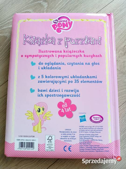 My Little Pony książka z puzzlami