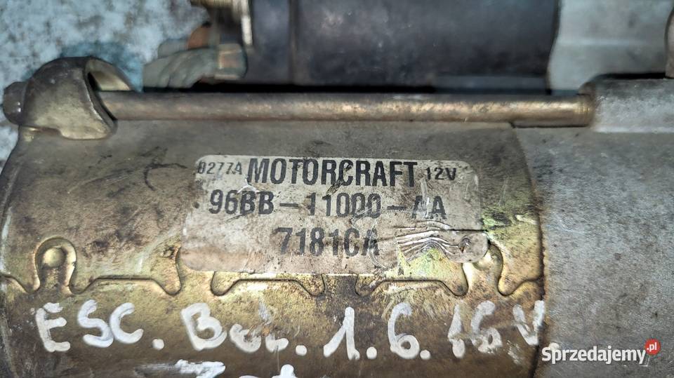 Rozrusznik Ford Escort 16 Zetec mazowieckie