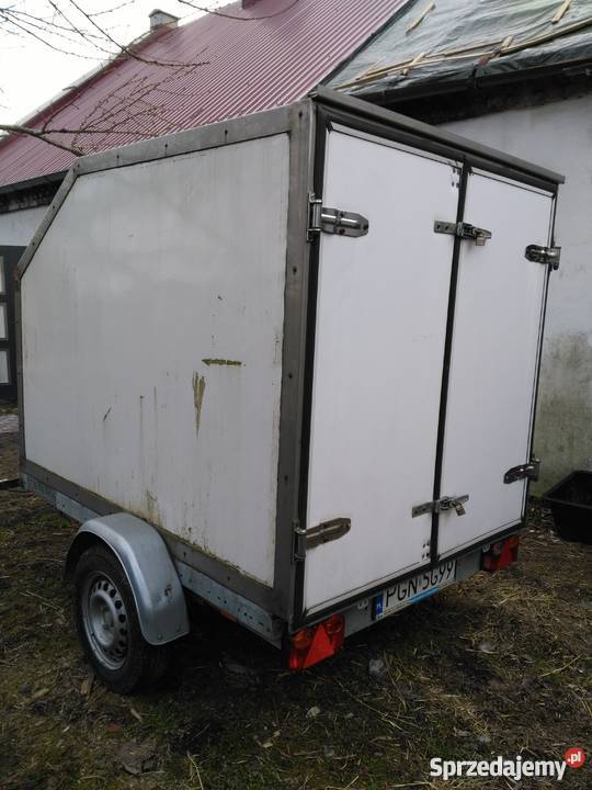 Przyczepa Stema zabudowana kontener 750 DMC 1 Do samochodów osobowych Poznań