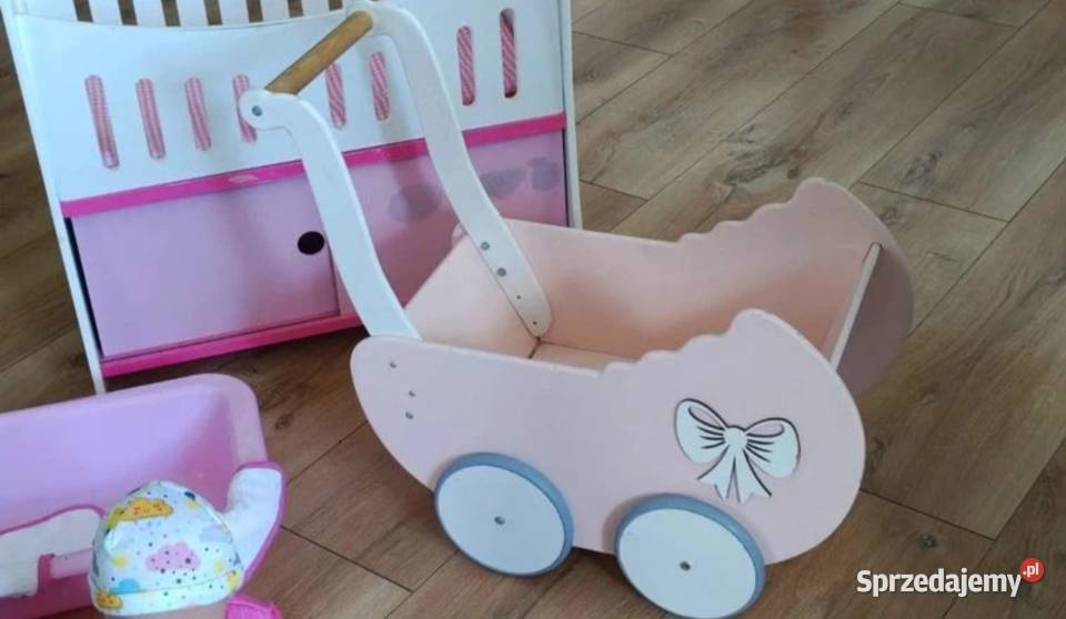 Duży zestaw lalki Baby Born łóżeczko wózek Zapf Creation Zielona Góra