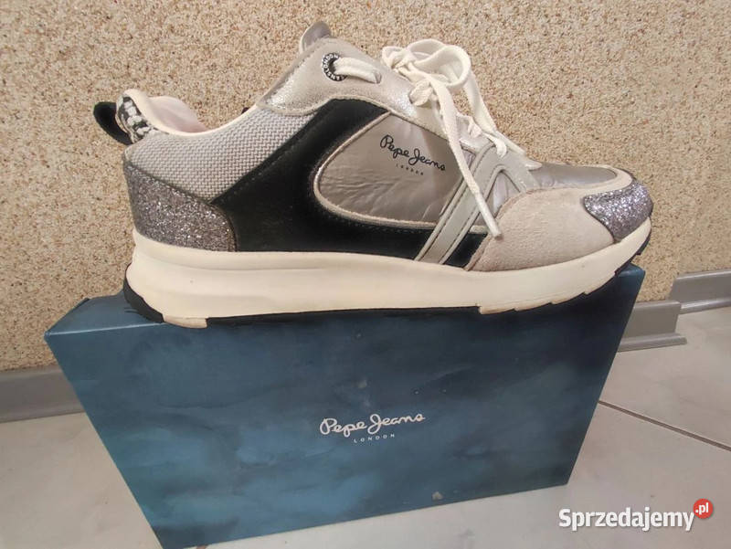 Pepe Jeans london sneakersy sportowe metaliczne 26.3cm Kielce