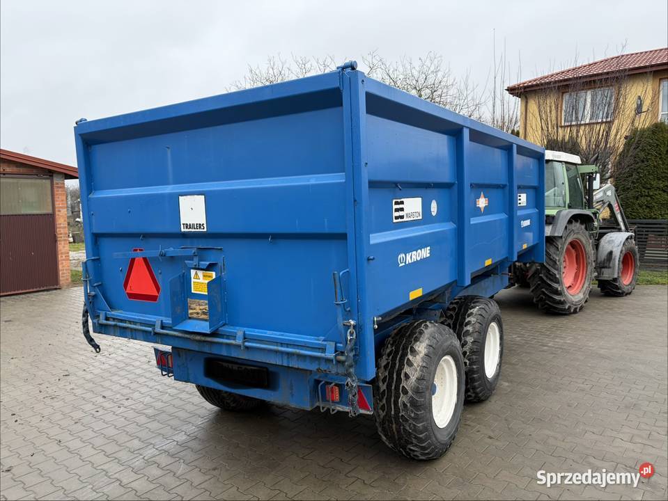 Przyczepa skorupowa KroneMarston tandem 12 t Dawidy sprzedam