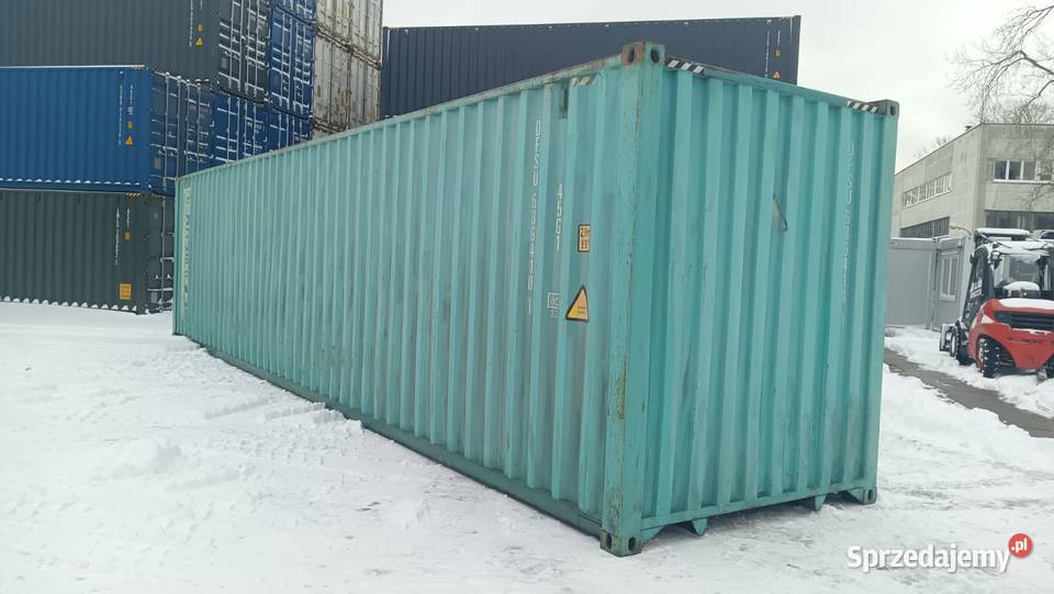Używany kontener morski 40HC Pewny Kontener Warszawa