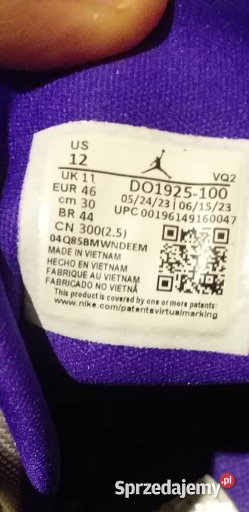 Jordan 46 30 wkladka Serock