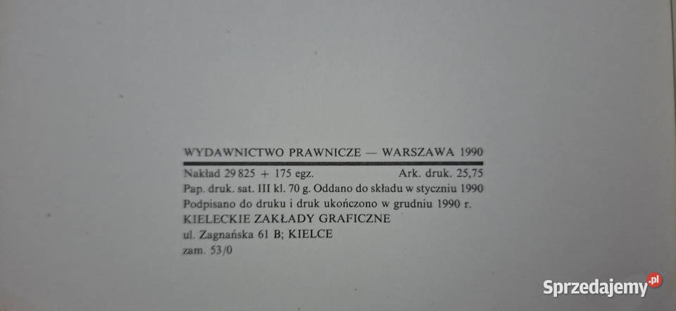 Kodeks handlowy 1990 Rzadkie wydanie do kolekcji wielkopolskie Łęczyca