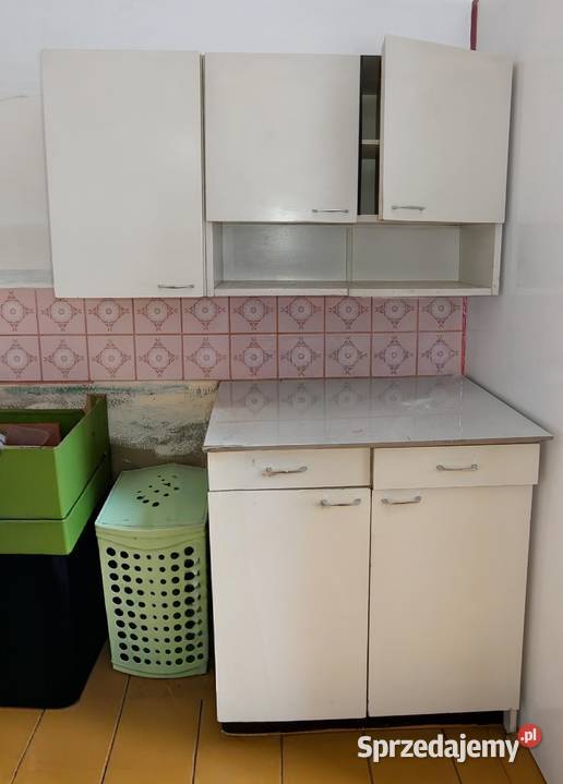 Zestaw mebli kuchennych PRL Piecki