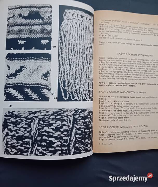 Irena Szpak Druty i szydełko Watra 1981r Wydanie Koźminek