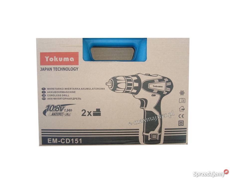 YOKUMA LiIon AKU 108 V wkrętarka WKRETAK 2 AKU 230V Łódź