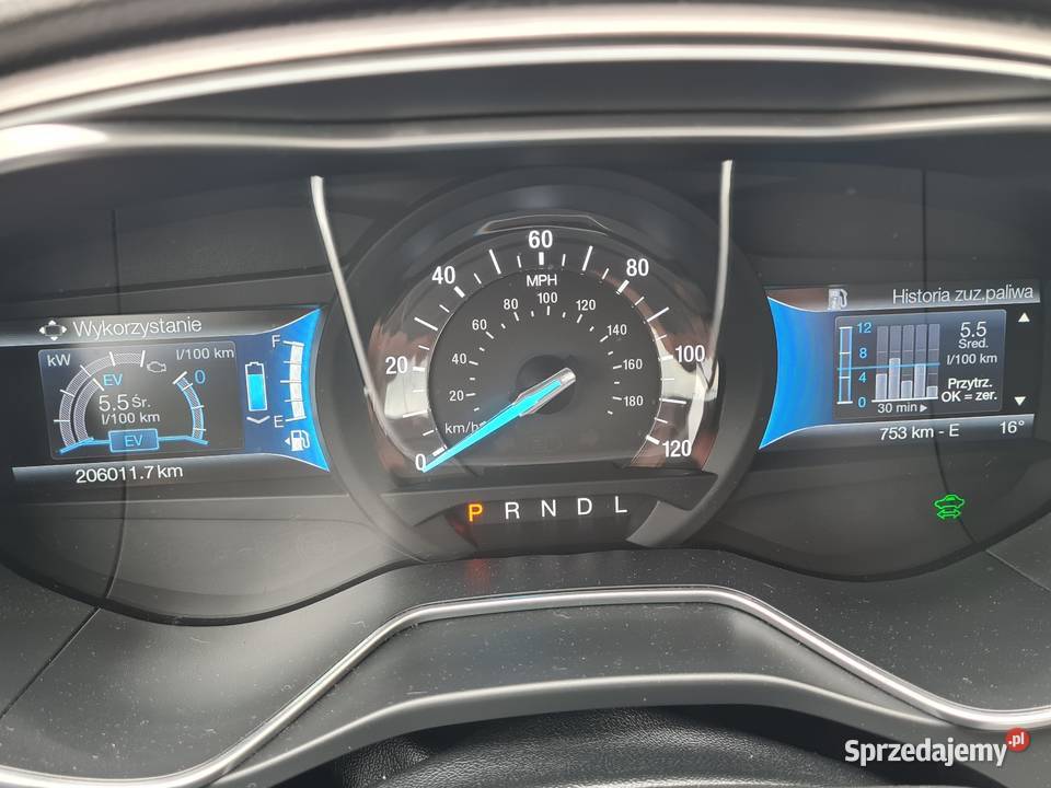 Ford Fusion Fusion Mondeo Hybryda HEV Bluetooth Łódź