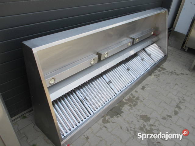 OKAP GASTRONOMICZNY SKOŚNY Z FILTRAMI 27510045 wielkopolskie Ostrów Wielkopolski sprzedam