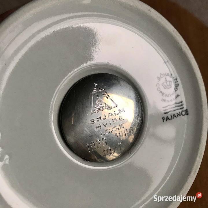 Duży rocznicowy 1989 kubek Royal Copenhagen Warszawa sprzedam