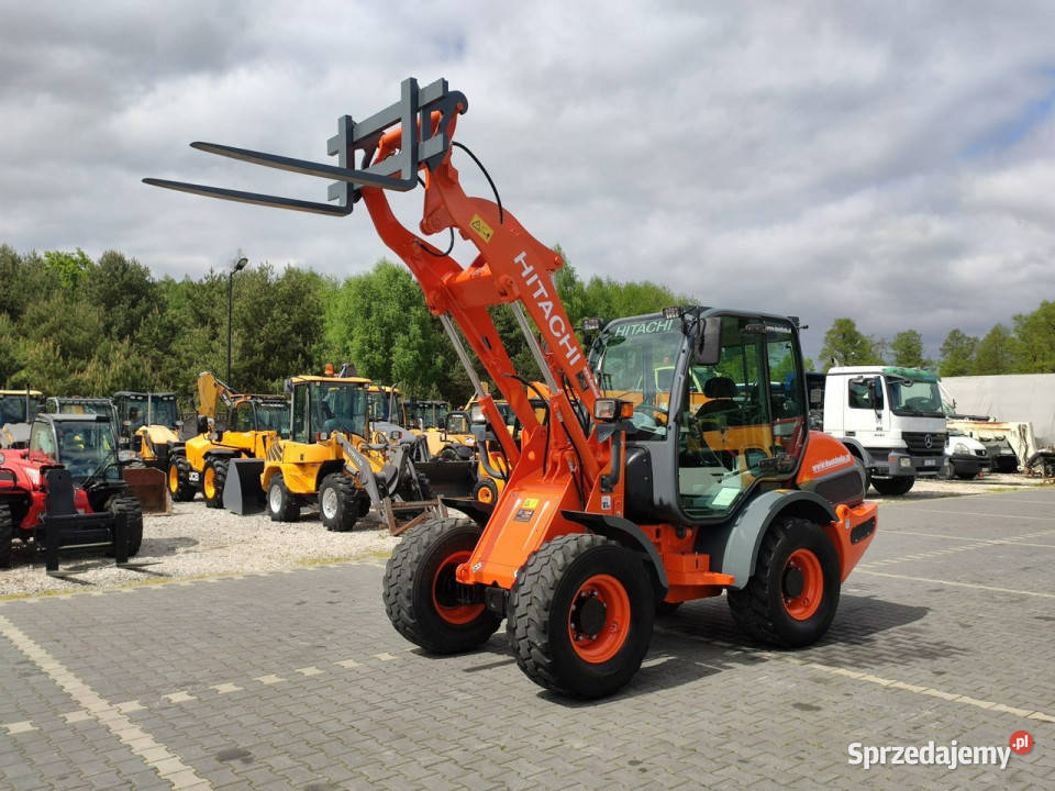 średnia kołowa Hitachi ZW75 Wheel Loader pełny VAT Widełki sprzedam