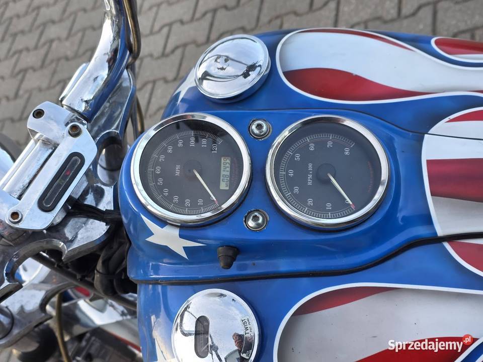 Harley Davidson Dyna 1450 styl Easy Rider Wyszogród