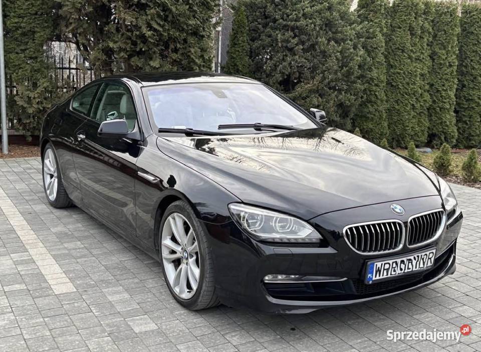 BMW 6 Coup 640d 313 Salon Polska Bezwypadkowy isofix Warszawa
