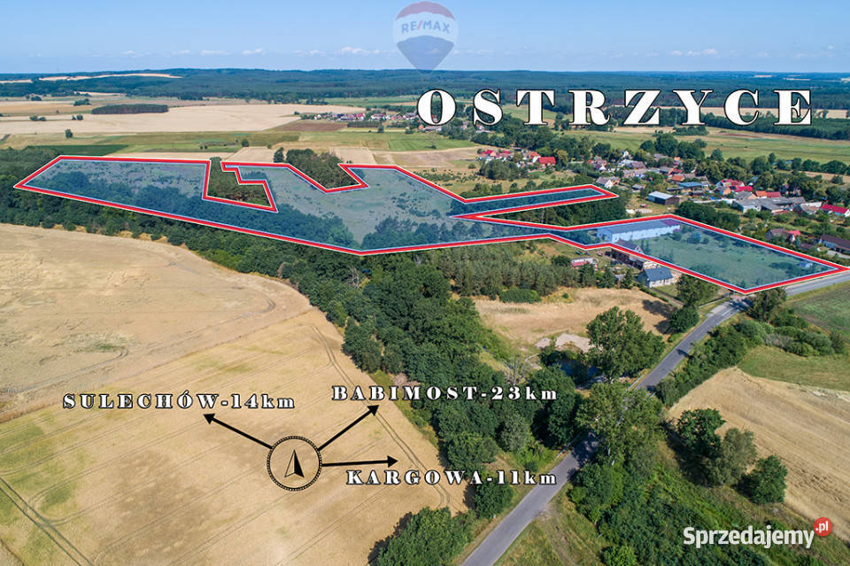 Nieruchomość inwestycyjna 99100 m Ostrzyce lubuskie