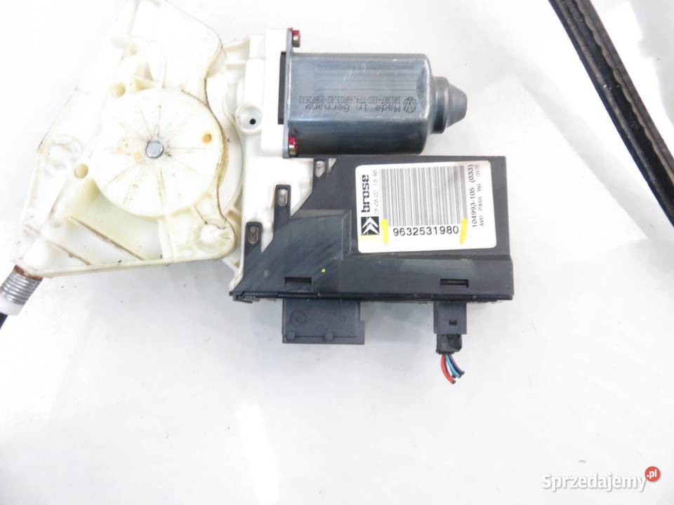 PODNOŚNIK SZYBY PRAWY PRZEDNI CITROEN C5 osobowe Mechanizmy opuszczania szyb