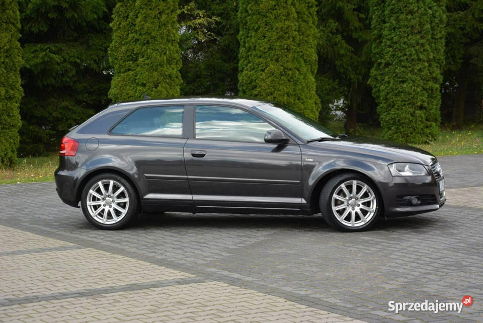 Audi A3 Lift Sline Skóry Bose 140 przebieg 105KM Ostrów Mazowiecka