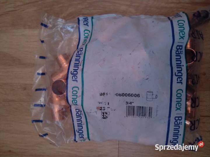 Trójnik miedz 34 Conex 9611 25