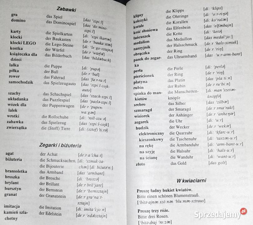 Podróżuj z niemieckim Rozmówki Alina Wójcik sprzedam