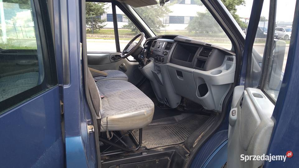 ford transit 2008r skrzynia plandeka 7 osobowy Szczecin