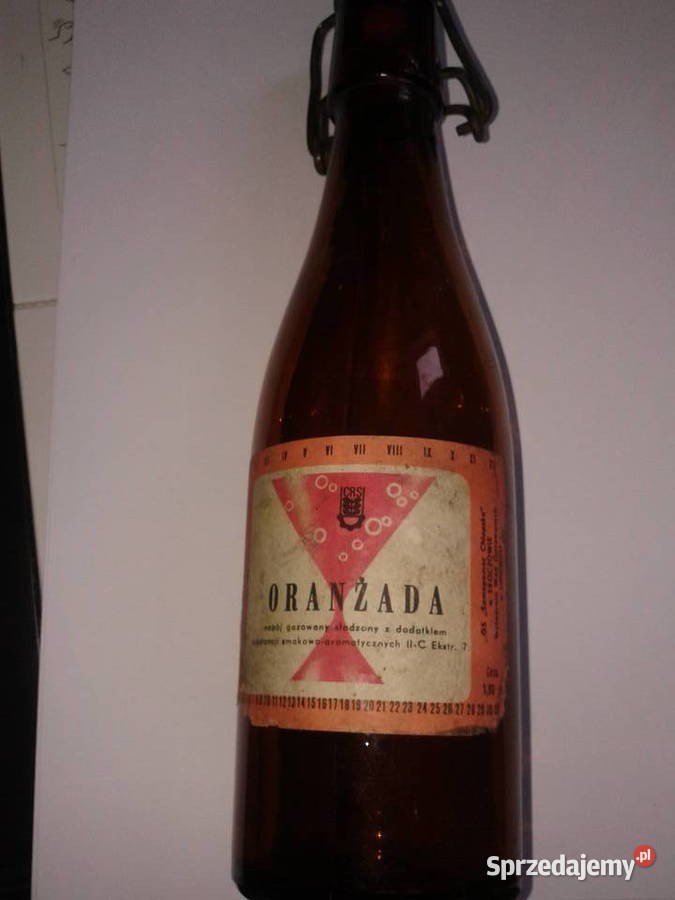 ladna butelka oranzadzie Pozostałe sprzedam