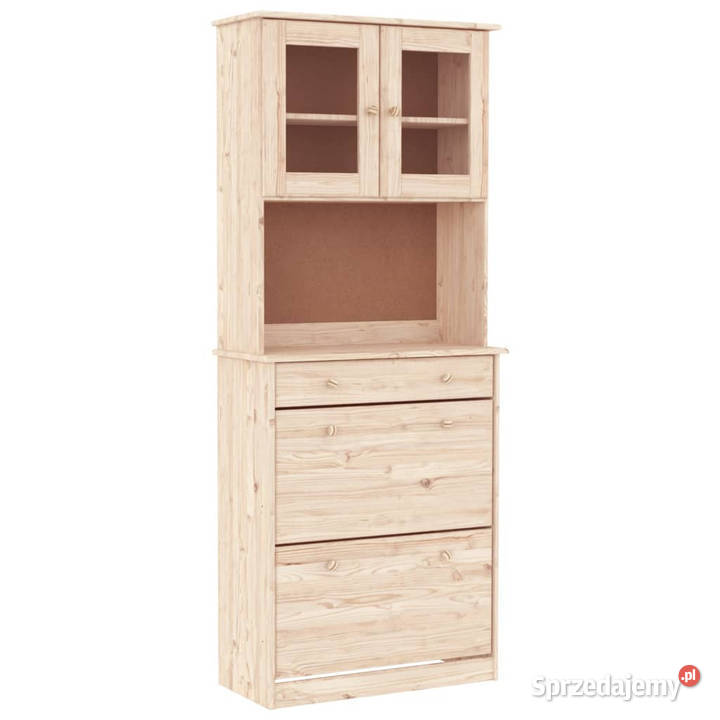 Kredens ALTA 77x35x188 lite drewno sosnowe Warszawa