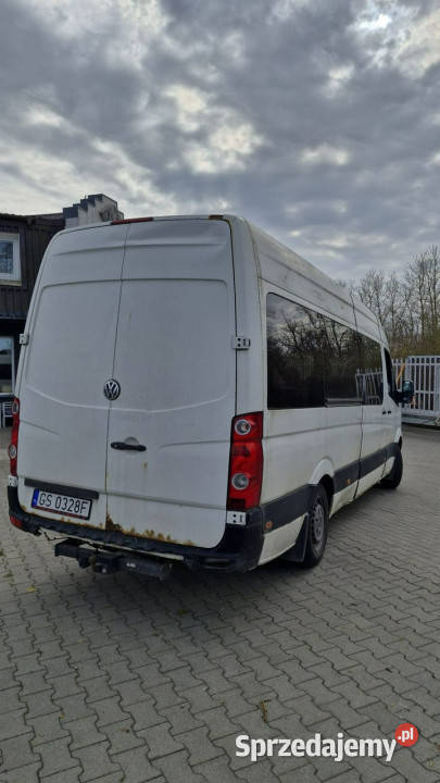 Volkswagen Crafter Przerobiony na kamper biały
