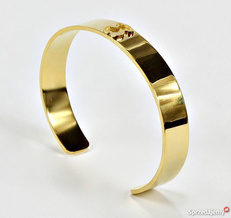 Sztywna Złota Bransoletka Logo Tous Nowość Wrocław sprzedam