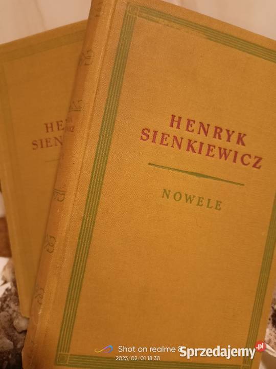 Nowele Sienkiewicz piękna ilustracja książki
