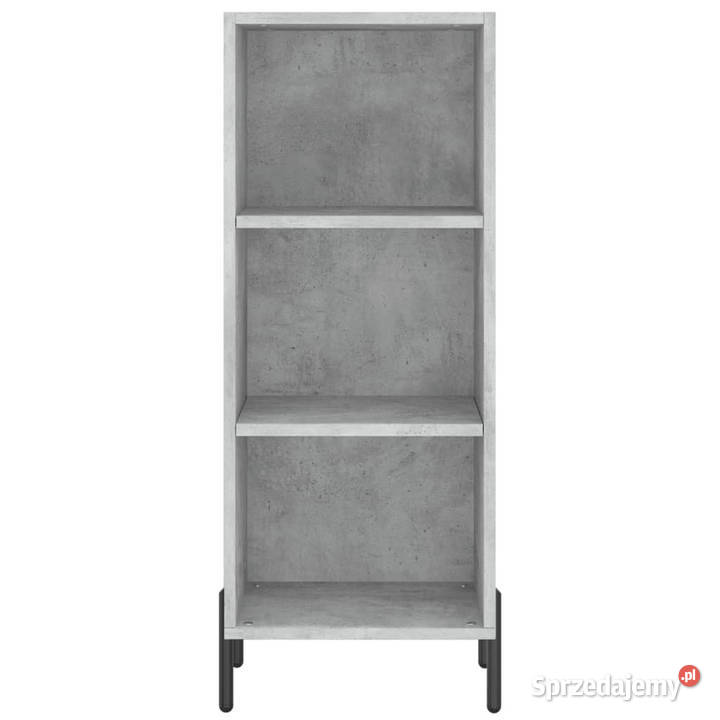 Wysoka szafka szarość betonu 345x34x180 mazowieckie Warszawa