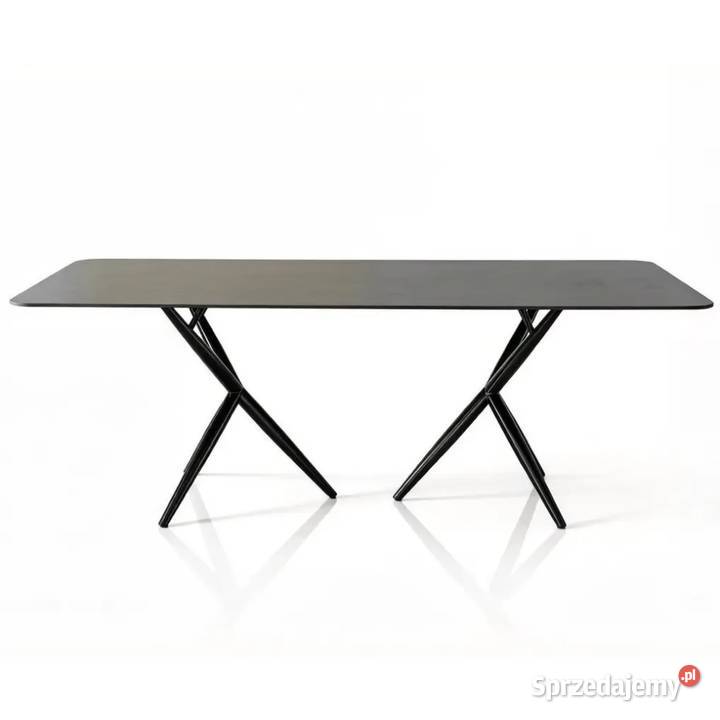 Nowoczesny Stół z Czarnego Marmuru SPIDER 180cm mazowieckie Warszawa