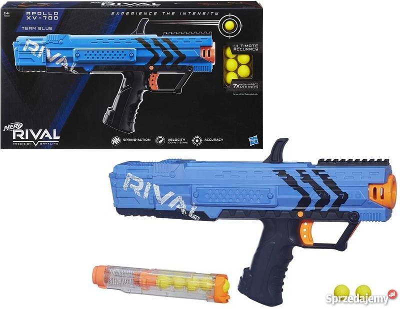 NERF RIVAL APOLLO XV 700 BLUE Blaster DUŻA CE  Mogilany sprzedam