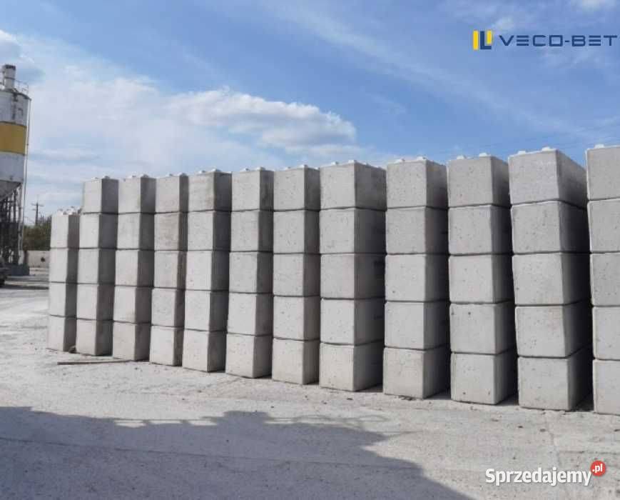 Blok betonowy typ 60 bloki betonowe mury oporowe Pozostałe mazowieckie Mińsk Mazowiecki