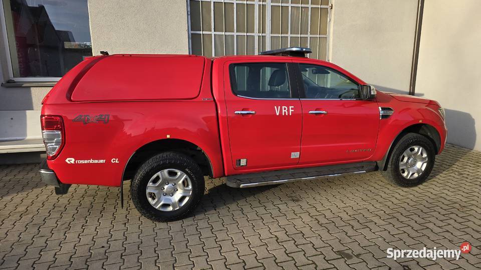 Ford Ranger Autm Limited 2017r Wóz strażacki Nowy Świętów