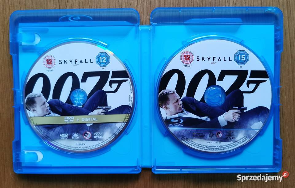 James Bond 007 Skyfall Bluray DVD En 2012 łódzkie Parzęczew sprzedam