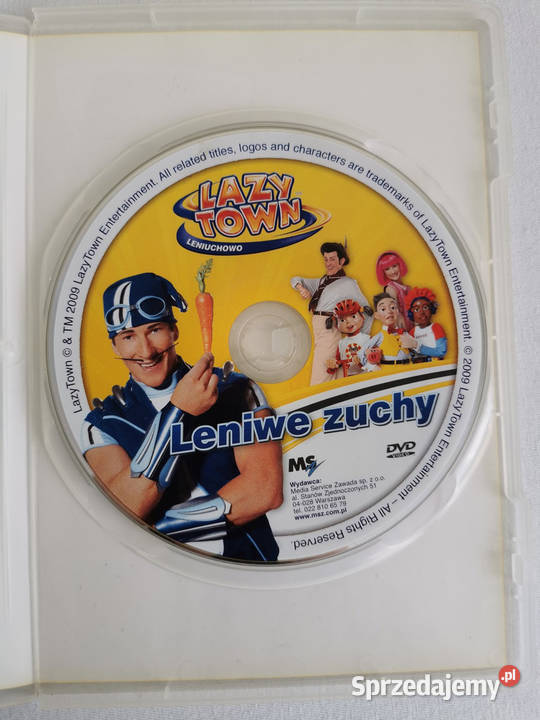 Film animowany Lazy Town Leniwe zuchy Puławy sprzedam