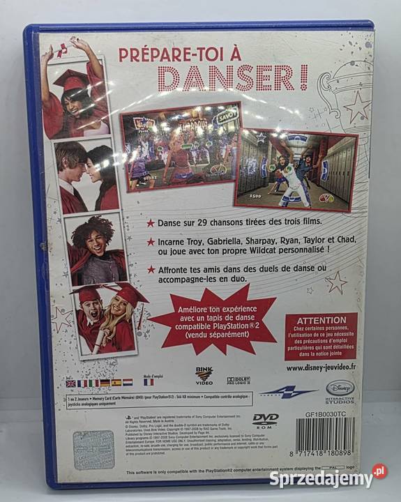 Gra High School Musical 3 Senior Year 2 Sony Playstation 2 warmińsko-mazurskie Elbląg
